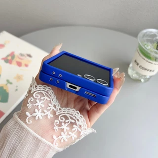 กันกระแทกสําหรับ Samsung Galaxy Z Flip 8 7 6 5 4 7FE กรณีการออกแบบเฉพาะสีสัน Flip5 Flip6 Flip7FE เชือกเส้นเล็กเคสโทรศัพท์