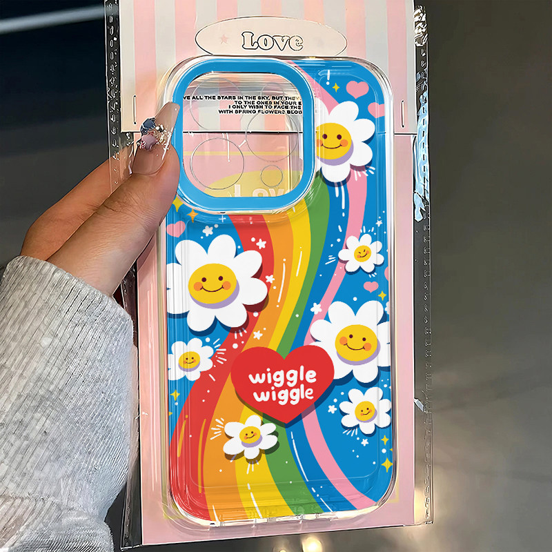 💫SUN💫น่ารักลูกแมวลูกสุนัขเข้ากันได้เคสไอโฟน 16 11 Pro Max 14 12 13 Pro Max XS XR X Max 7 15 14 8 Plus ใบหน้ายิ้มแย้ม - รูปที่ 5