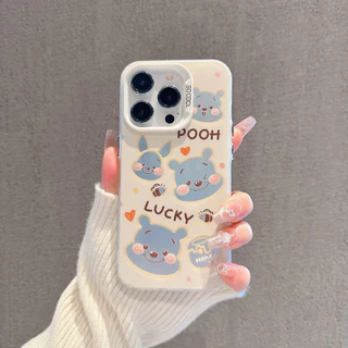 พอดี เคส OPPO หมีน้อยน่ารัก A7 A15 A16 A92 A9 A95 A57 A78 A18 A94 A3 A60 A93 A98 A79 A60 A58 A3S