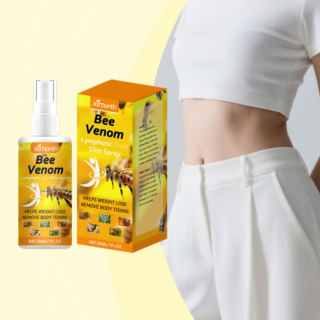 Bee Venom Body Care Spray - Moisturizing Lightweight Body Contour Toning Fast Absorbing Non-sticky S