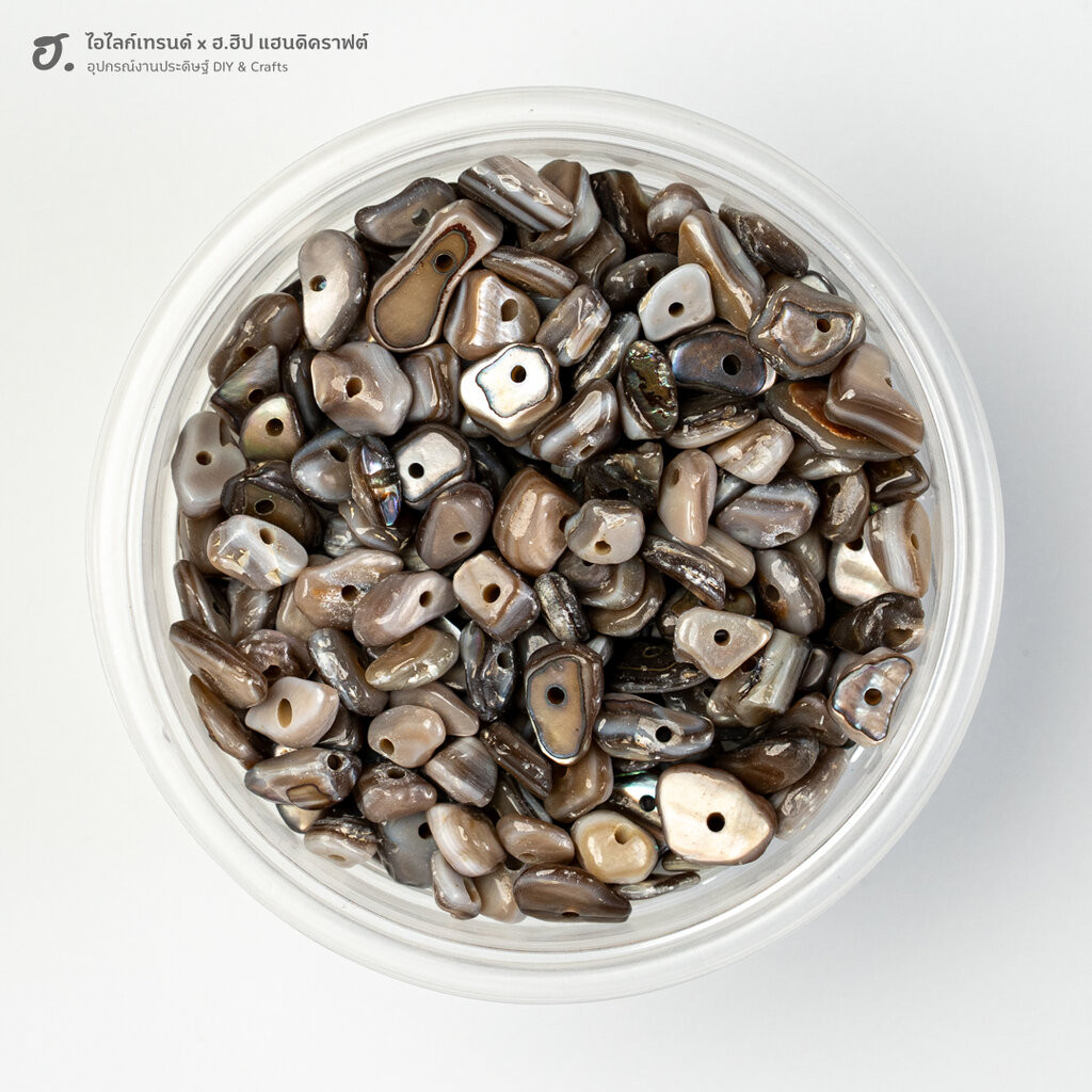 ลูกปัดหินธรรมชาติ ลายโลก Earthy Mosaic