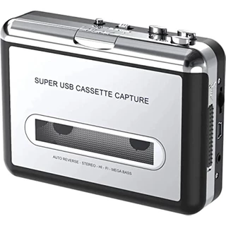 เครื่องเล่นเทปคาสเซ็ต Walkman เป็นตัวแปลง MP3 CD เครื่องเล่นเพลงเสียงเข้ากันได้กับคอมพิวเตอร์แล็ปท็อปพีซีแปลง CASSETTE เป็นดิจิตอล