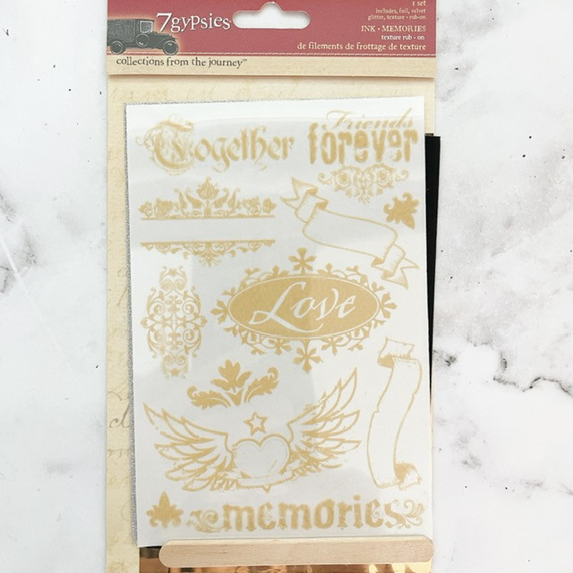 7Gypsies Textured Rubon - INK Memories