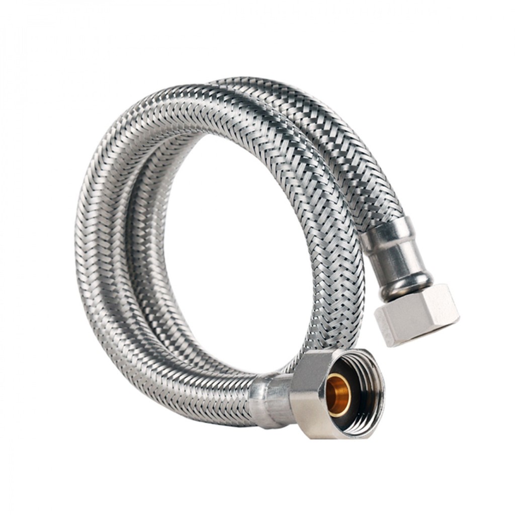 GlobalHouse DONMARK สายน้ำดีสแตนเลสหัวน๊อตสแตนเลส 304 พร้อมประแจไข ขนาด 120 cm. รุ่น DM-120P สินค้าของแท้คุณภาพดี