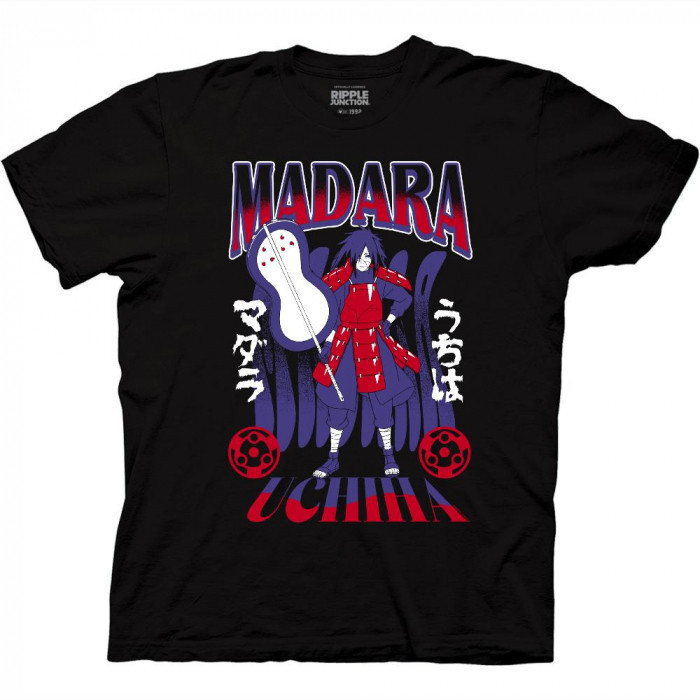 เสื้อยืดผู้ใหญ่ Naruto Shippuden Madara Uchiha