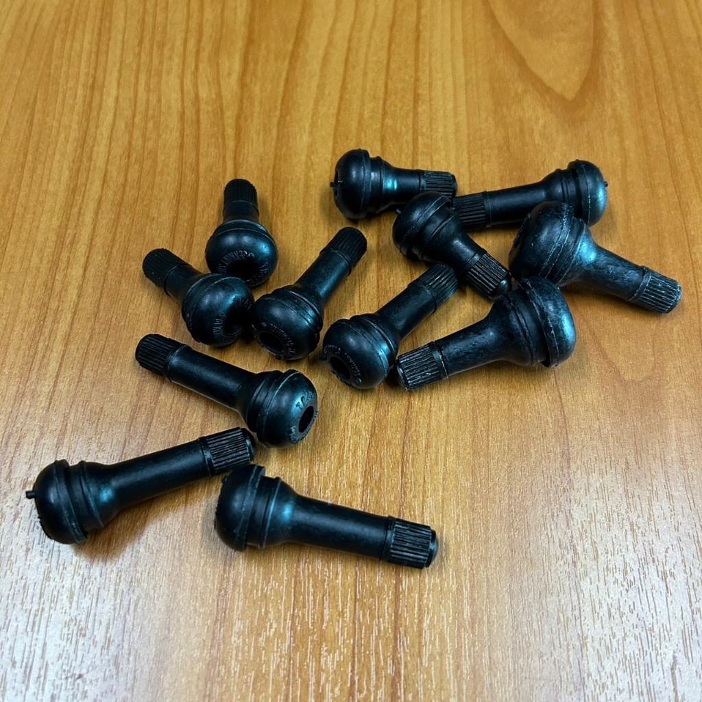 100ชิ้น/ถุง จุกลม จุ๊บยางรถยนต์ จุกยางดำ พร้อมศร TR412 TR413 TR414 TR415 - รูปที่ 5