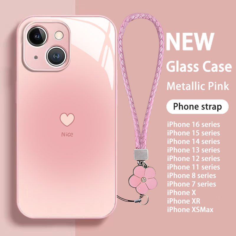 เคส iphone 11/12promax/13/14plus/15/6/7/8/plus/pro/max/pro max/X/XR/XSMax,สายโทรศัพท์,เคสโทรศัพท์,Gift,Dyeing Love Pattern,กันตก,กันกระแทก, ราคา ถูกที่สุด ดีลบีเคเค