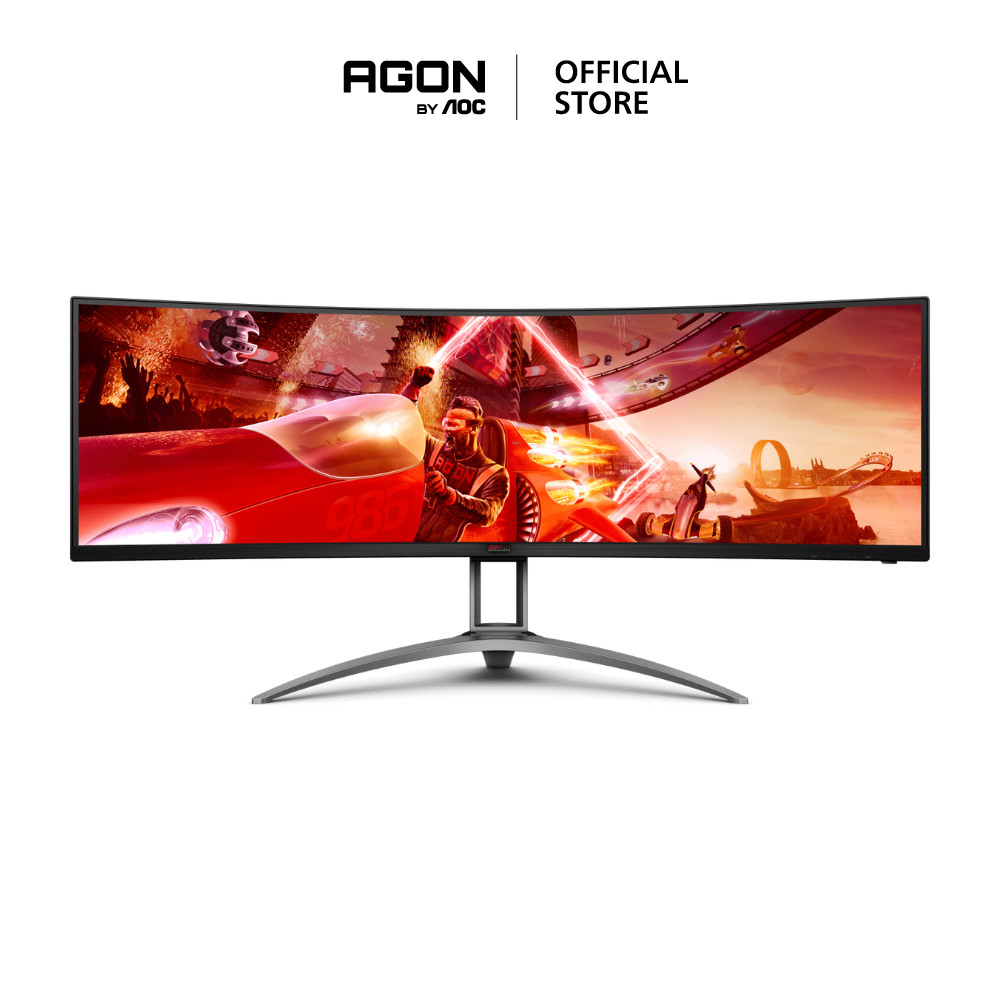 AOC AGON AG493UCX2 GAMING MONITOR (เกมมิ่งมอนิเตอร์) 48.8" DQHD 5K VA 165Hz 4MS