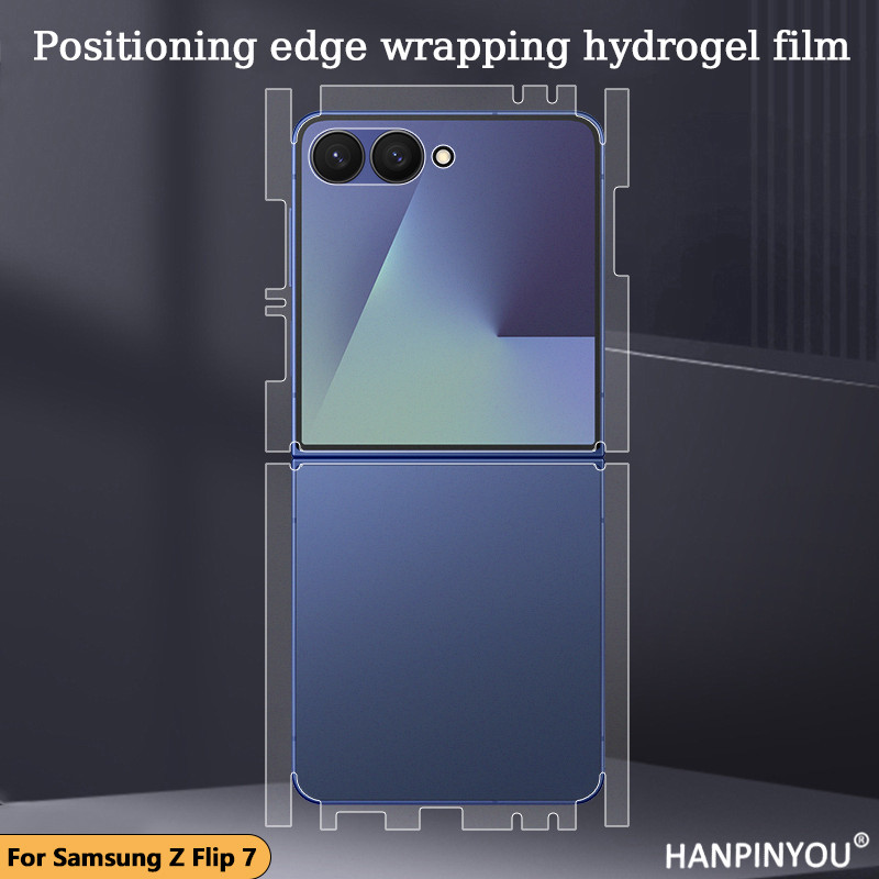 ตัวป้องกันหน้าจอแบบเต็มขอบสําหรับ Samsung Galaxy Z Flip 7 Z Flip7 FE ZFlip7 รอยขีดข่วน Autorepair Wr