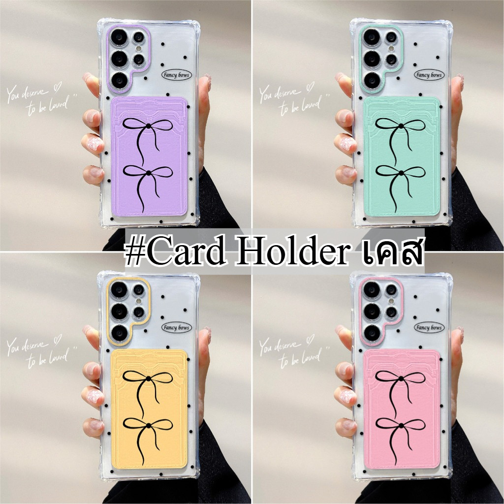 Card Holder เคส for Samsung A56 5G A16 A06 A55 A05 A05S A54 A26 5G A36 A15 A35 A12 A34 A14 S24 A52 A