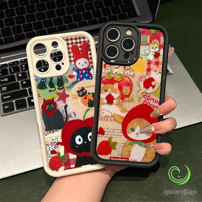 นำไปใช้ Samsung เคสซัมซุง A54 A55 A23 A05s A02s A15 แมวสีดำ A25 A12 A03 A02s A05 A06 A14 M12 A30s A04s A50 A50s A53