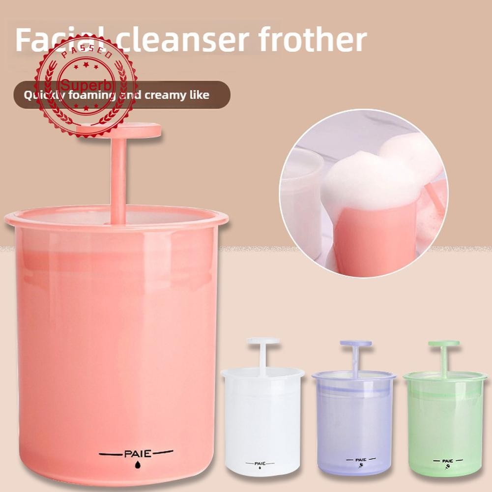 น้ํายาทําความสะอาดผิวหน้า Frother แบบพกพาถ้วยฟองทําความสะอาดเครื่องโฟม Maker Skin Care เพื่อล้างลึก 