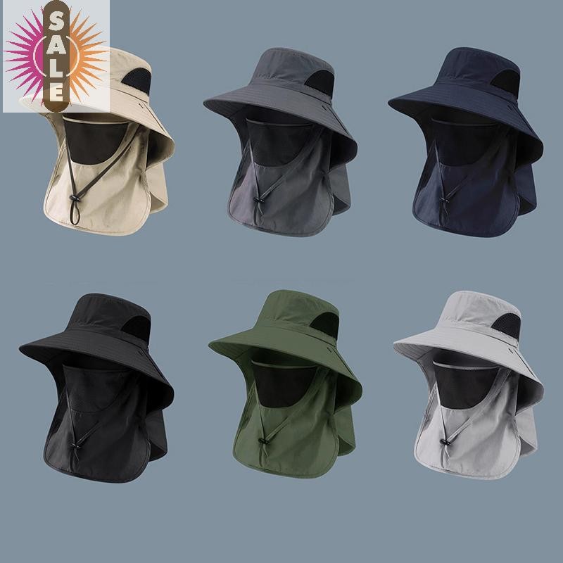 Ap ฤดูร้อน Sun หมวกป้องกันรังสียูวีหมวกตกปลากลางแจ้งสําหรับผู้ชายผู้หญิงเดินป่า Camping Visor ถังหมว