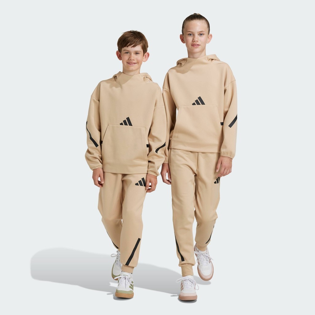 adidas ไลฟ์สไตล์ กางเกงขาสอบ adidas Z.N.E. สำหรับเด็ก เด็ก สีเบจ JF2492