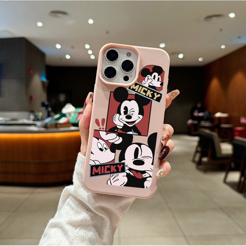 แอปเปิ้ลโทรศัพท์ ภาพวาดท่าทางมิกกี้ for iPhone เคสไอโฟน 13 12 11 PRO MAX X XS MAX 16 15 14 XR 7/8PLUS จัดส่งจากประเทศไทย - รูปที่ 2