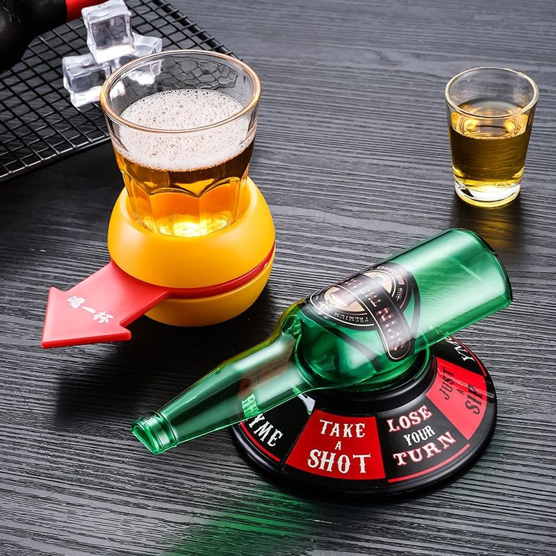 俄罗斯转盘喝 吧用品KTV游戏娱乐助兴道具桌玩具斗罚转盘Russian roulette drinking bar supplies KTV games20250811