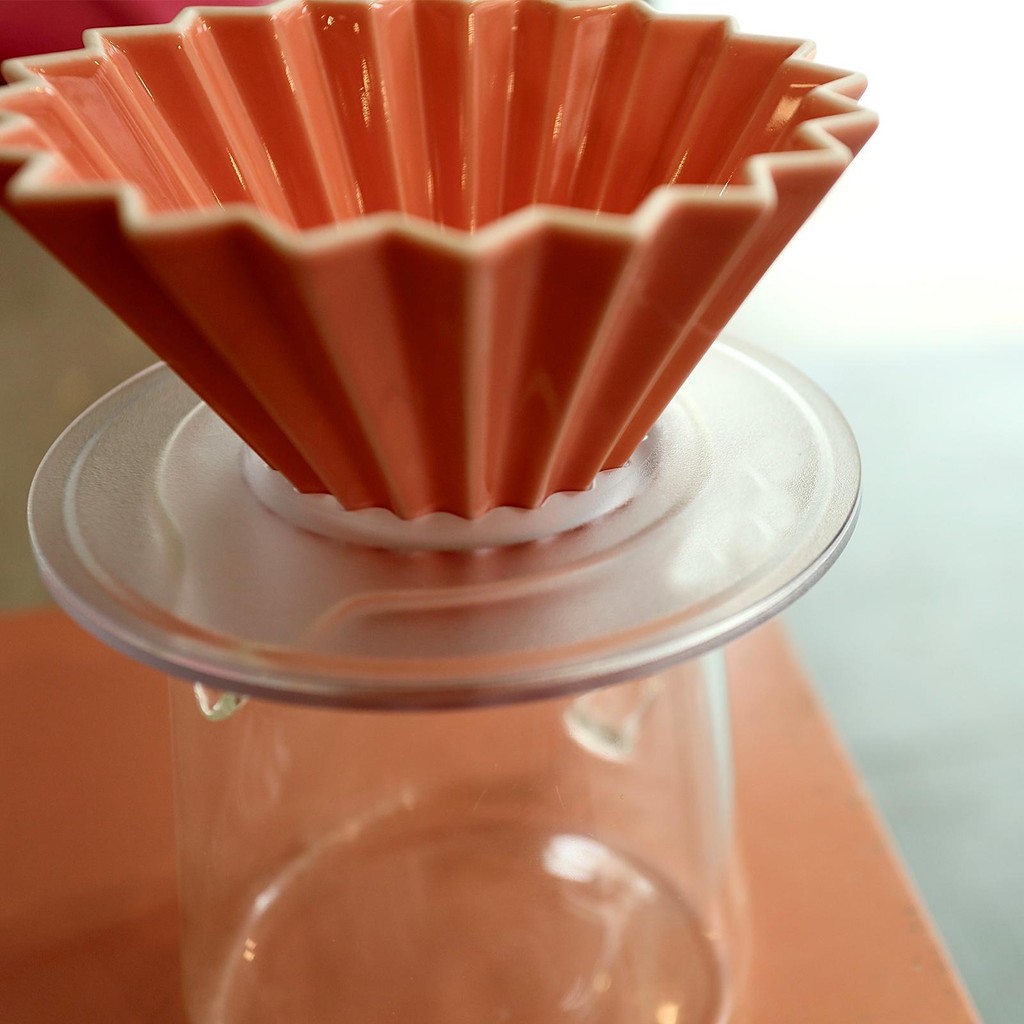 Origami Dripper กาแฟกรองขาตั้งเรซิ่นผู้ถือกรองกาแฟ Paperless ถ้วยเดี่ยว Pour Over กรองขาตั้ง shuosth
