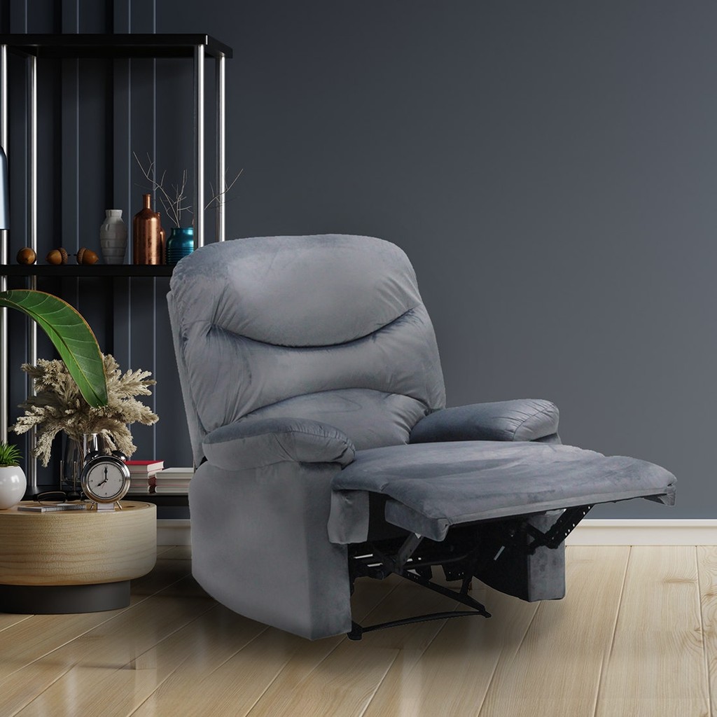 SB Design Square เก้าอี้พักผ่อน 1 ที่นั่ง รุ่น Locco สีเทา (82x90x100 ซม.) แบรนด์ SOFA SOLUTIONS