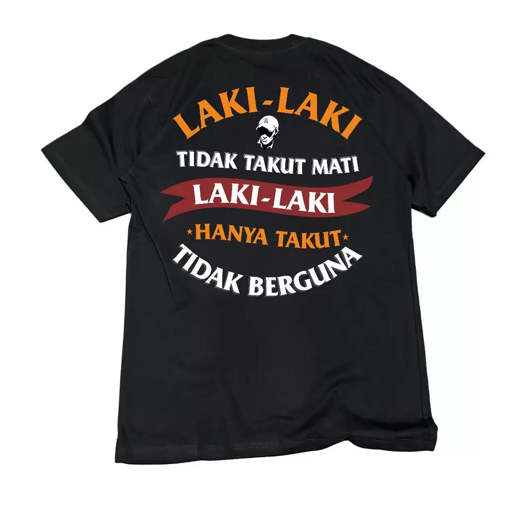 เสื้อยืดผู้ชาย ไม่ใช่ Afraid of Death ผู้ชายเท่านั้น Afraid ของไม่ที่มีประโยชน์ผ้าฝ้ายหวี 24s Distro