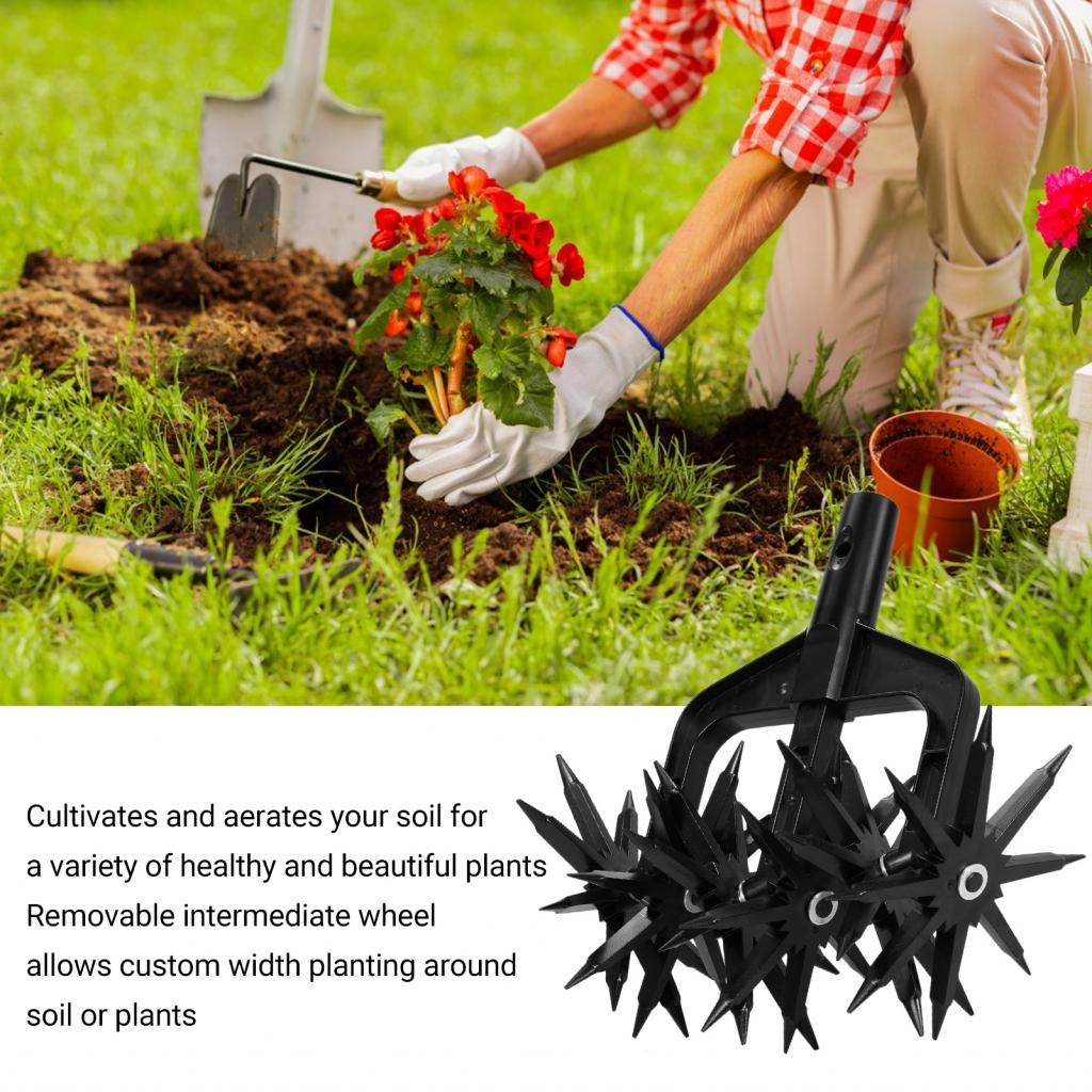 Cousopo Rotary Cultivator Tool Set Garden Scarifier Hand Hand Held Held Hand Held Hand Held Hand Hel