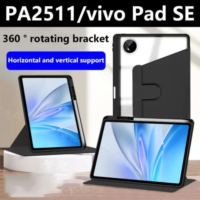 หมุนหนังอะคริลิคสําหรับ Vivo Pad SE 12.3 PA2511 2025 Pad5/5 Pro 13 นิ้ว Pad 3Pro 2Pro 13 Pad3/2 iQOO
