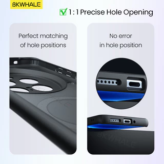 BKWHALE 360° หมุนวงเล็บแม่เหล็กสําหรับVivo X200 Pro X300 Pro X200S X100S X100 Ultra Y100 Y200 Y300 Y400 Pro V60 V50 V40 V30 Lite X200 Pro Mini Clearกรณี