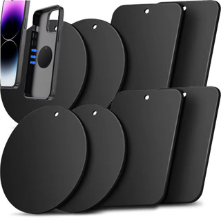 ที่วางโทรศัพท์ในรถยนต์แบบแม่เหล็กแบบมีกาวในตัวทรงกลม/สี่เหลี…