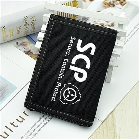 SCP Short Wallet Card Size Size Wallet Wallet Small Multi Card กระเป๋าสตางค์ซิปความจุขนาดใหญ่ huiyou