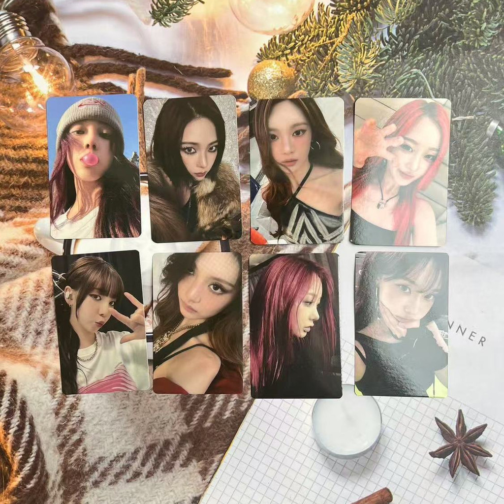 ของแท้ Photocard aespa สกปรก Photocard wvs Photocard le Bonus Card ฤดูหนาว karina giselle