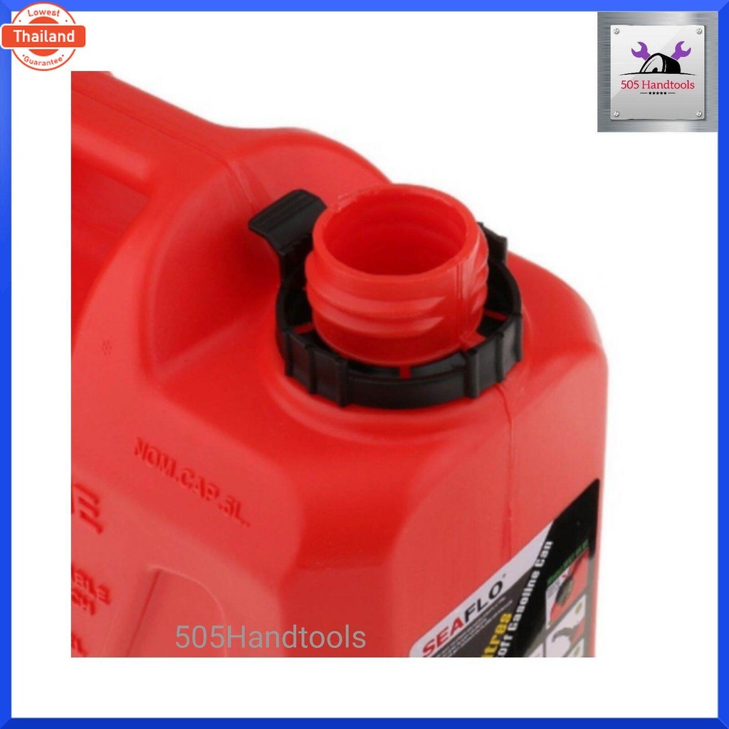SEAFLO แกลลอนน้ำมันเชื้อเพลิง ถังเติมน้ำมันสำรอง ขนาด 5 ลิตร สินค้า