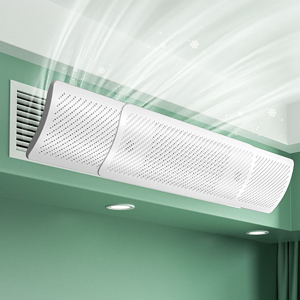 กระจกบังลมเครื่องปรับอากาศส่วนกลาง AntiDirect Blowing Vent Deflector ระบบ AC
