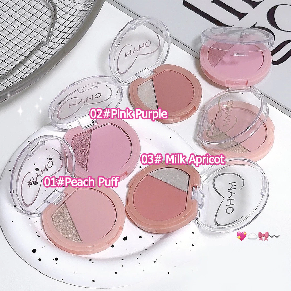 YTL 2in1 Blush Highlighter Palette 3 ชั้น All-In-One Powder thumbnail 6