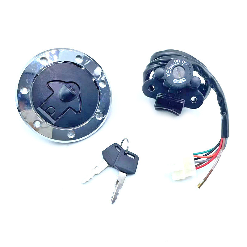 เหมาะสําหรับ Kawasaki ZXR400 ZZR400 ZZR600 ZX-7R ZX-9R ZXR750 ไฟฟ้าประตูการใช้ฝาครอบล็อค