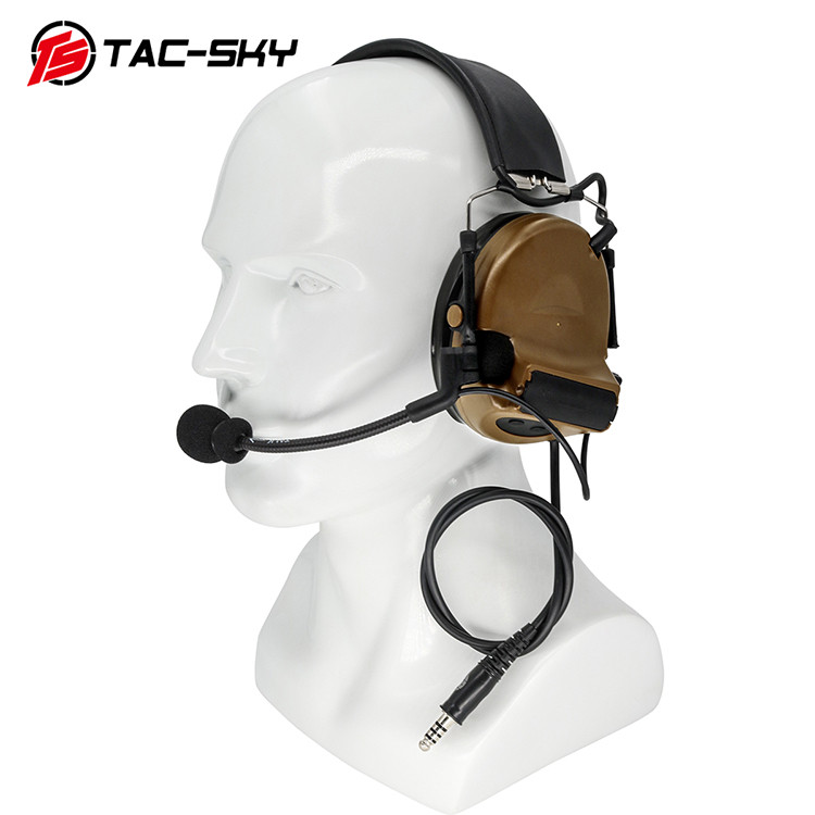 TAC-SKY C2/Comtac II หูฟัง CB กันเสียงรบกวน ที่ปิดหูซิลิโคนคุณภาพสูง