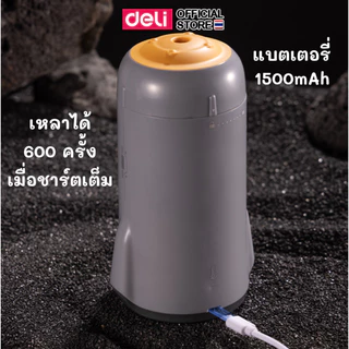 Deli เครื่องเหลาดินสอไฟฟ้า ไม่ต้องใช้มือจับ กบเหลาอัตโนมัติ Electric Sharpener
