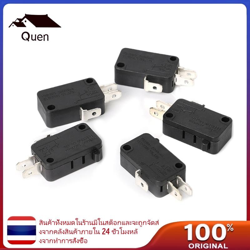 Quyn 5 ชิ้น 16A 250VAC 0 3A 250VAC สวิทช์ Srew Connector Actuator Limit Micro Switch