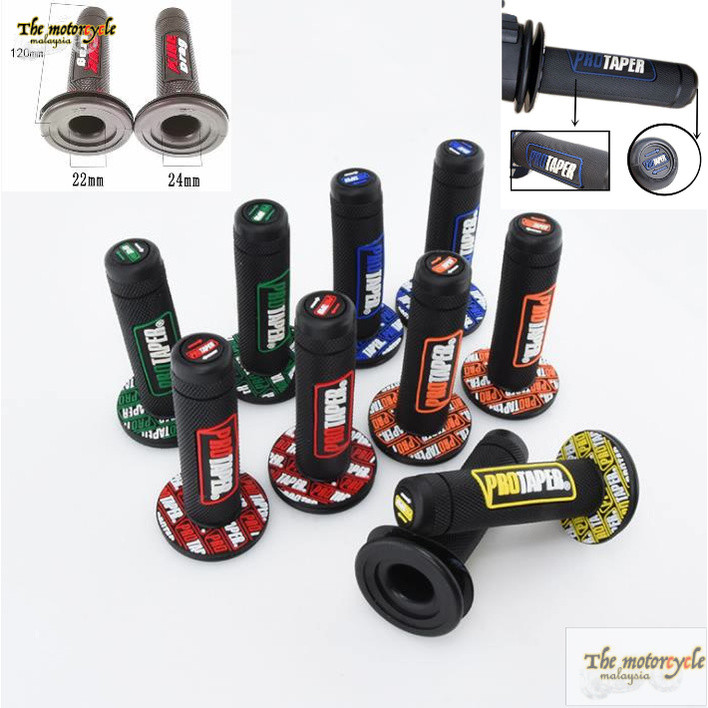 22-24mm HANDLE GRIP PRO MOTORCYCLE HAND GRIP SARUNG TANGANY 15ZR Y15 Y125Z RS150 WAVE EX5 LC135