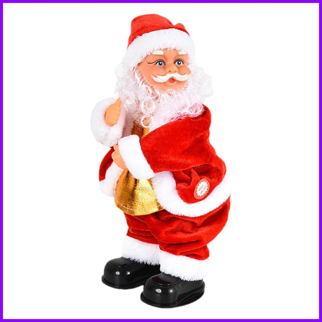 Twerking Santa Claus ของเล่นคริสต์มาสตุ๊กตา Animated ตุ๊กตาเต้นรํา Santa Claus Interactive เด็ก Sant