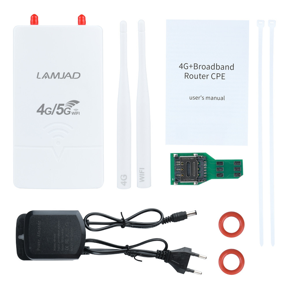 เราเตอร์พร้อมซิมการ์ดรองรับทุกเครือข่าย Wireless WiFi Repeater Extender Router AP Access Point ไม่จำเป็นต้องติดตั้ง