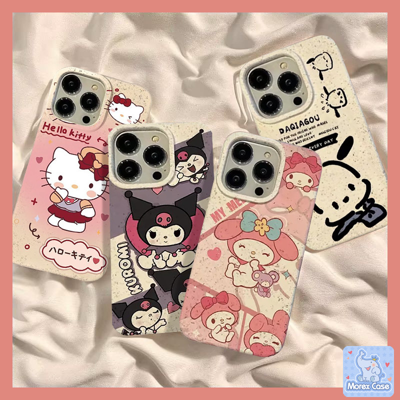 เคสคิตตี้คุโรมิโป Pochacco สำหรับ OPPO A16 A17K A5s A17 A57 A9 A78 A12 A18 A76 A58 A53 A38 A15 A77 A7 A54 A3s A16K