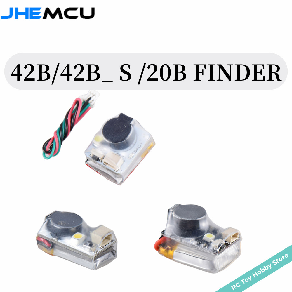Jhe42b 42B-S JHE20B mini 110DB Buzzer FPV Finder แบตเตอรี่ในตัวพร้อมไฟ LED สําหรับ RC Drone F4 Flight Controller อะไหล่ Vifly