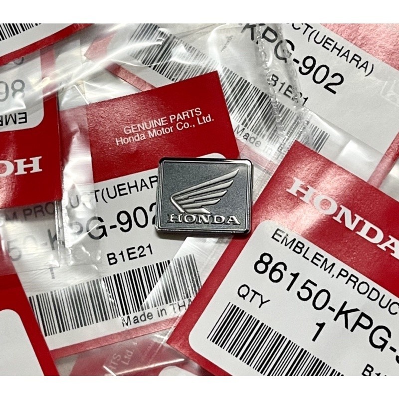 ‼️เเท้​เบิก​ศูนย์​‼️โลโก้ปีกนกตัวนูน​ โลโก้​ HONDA​ 86150-KPG-901