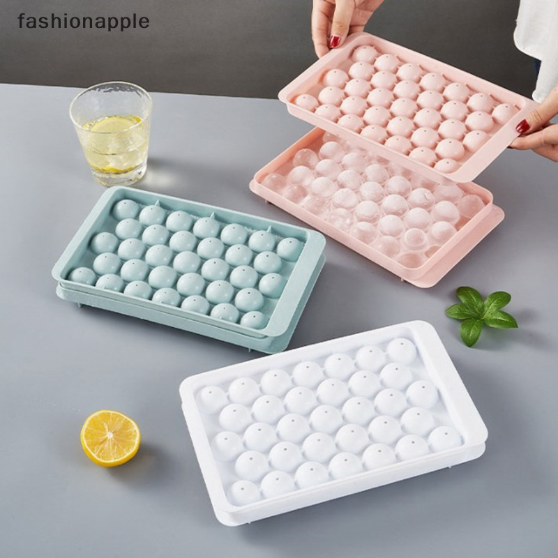 [fashionapple] 33 Ice Boll Hockey PPแม่พิมพ์แช่แข็งวิสกี้Ball Popsicle Ice Cubeถาดกล่องLollipopทําของขวัญครัวเครื่องมืออุปกรณ์เสริมสต็อกใหม่