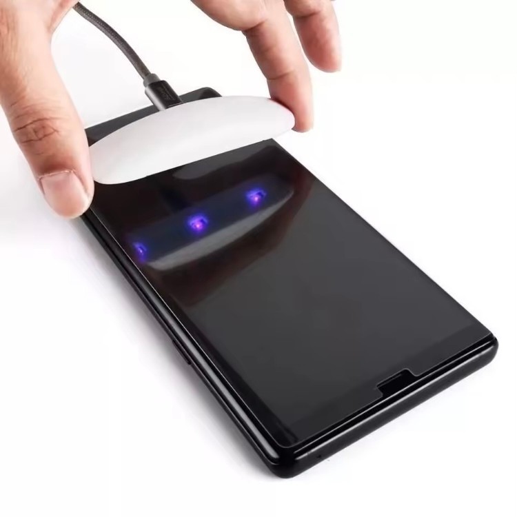 ฟิล์มกระจก กาวยูวี For OPPO Reno12 กาวเต็มจอ UVใส Temperedglass UV