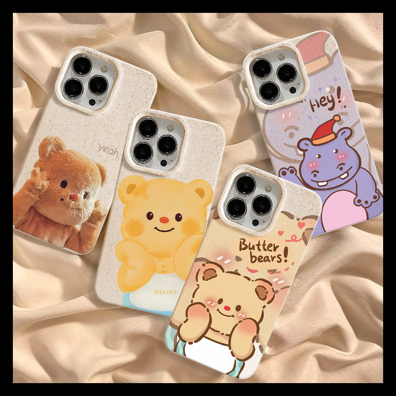 หมีเนยนุ่มน่ารัก เคสSamsung A05s A14 A15 A24 A12 A25 A03 A23 A04s A05 A03s A13 A21s A54 A02s A50 A32 A52 A33 A04E