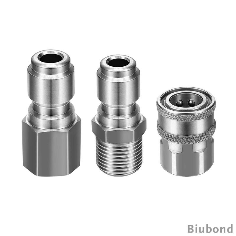 [Biubond] ข้อต่อเครื่องซักผ้าแรงดัน, ขั้วต่อด่วน 3/8 NPT, อะแดปเตอร์ข้อต่อท่อสําหรับซ่อมสนามหญ้า, ห้องครัว, บ้านและ
