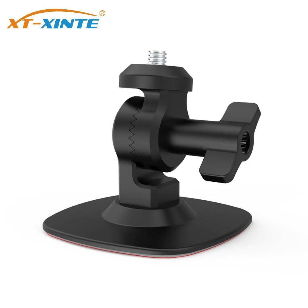 XT-XINTE 180° Rotation Flex Adaptive Fixed Base สําหรับกล้องแอคชั่นแคมเมราหมวกกันน็อคมอเตอร์ไซค์โค้ง