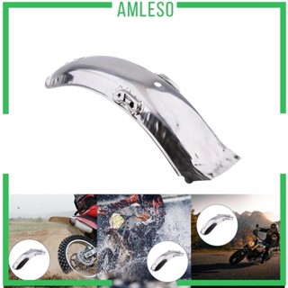 [Amleso] เหล็กโลหะ 55 ซม.*14 ซม.ด้านหลังบังโคลน Chrome เหมาะ…