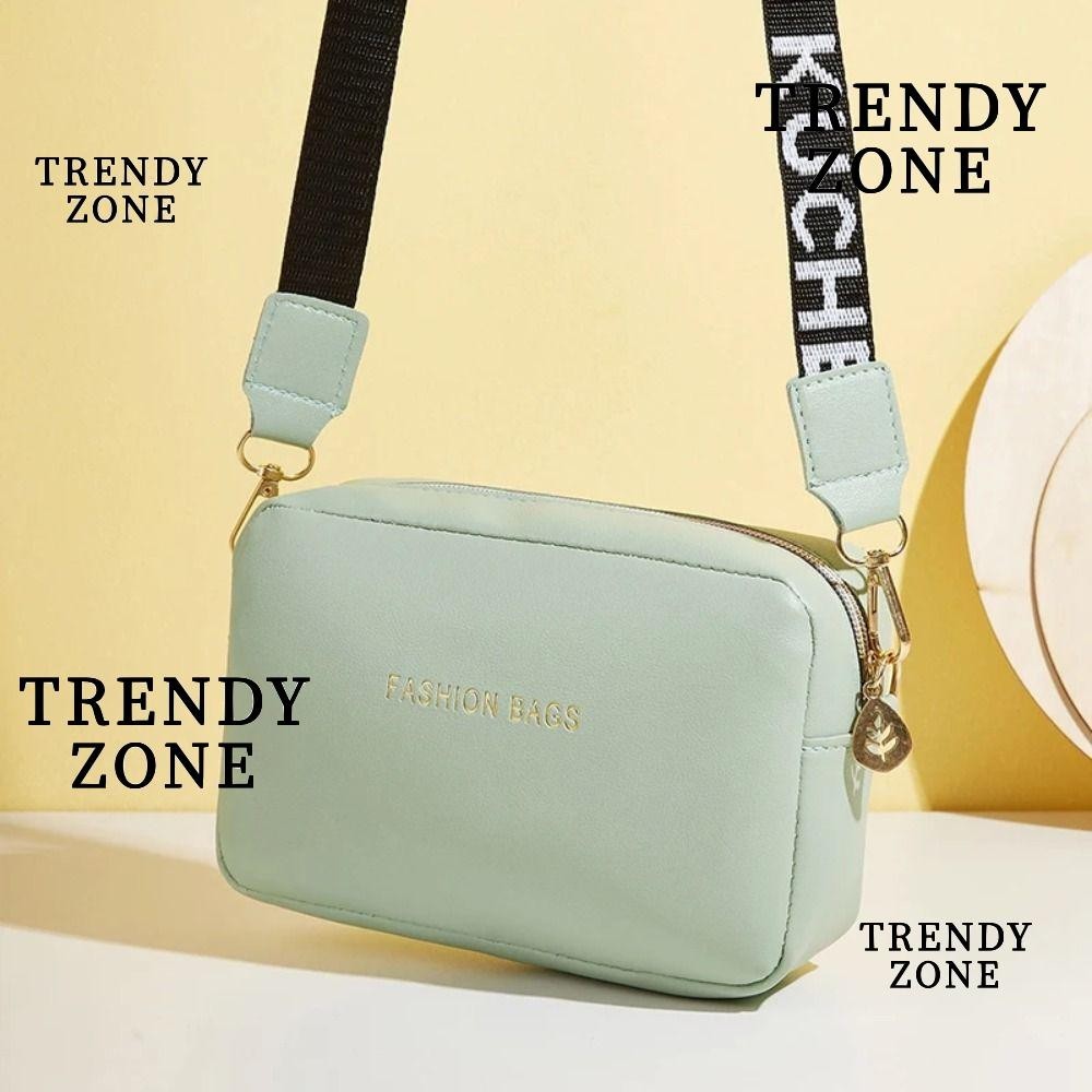 Trendyzone Casual Messenger, PU หนังกว้างสายคล้องคอผู้หญิงกระเป๋าถือ,แฟชั่นกระเป๋าเดินทางสแควร์โทรศัพท์ขนาดเล็ก Crossbody กระเป๋า