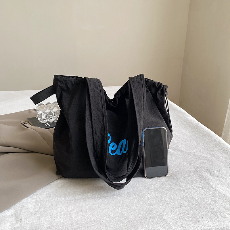 Camidy ใหม่กระเป๋าสะพายไหล่ลําลองแฟชั่นเรียบง่ายความจุขนาดใหญ่ Tote bag